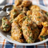 Crispy Baked Cowboy Butter Chicken Wings
