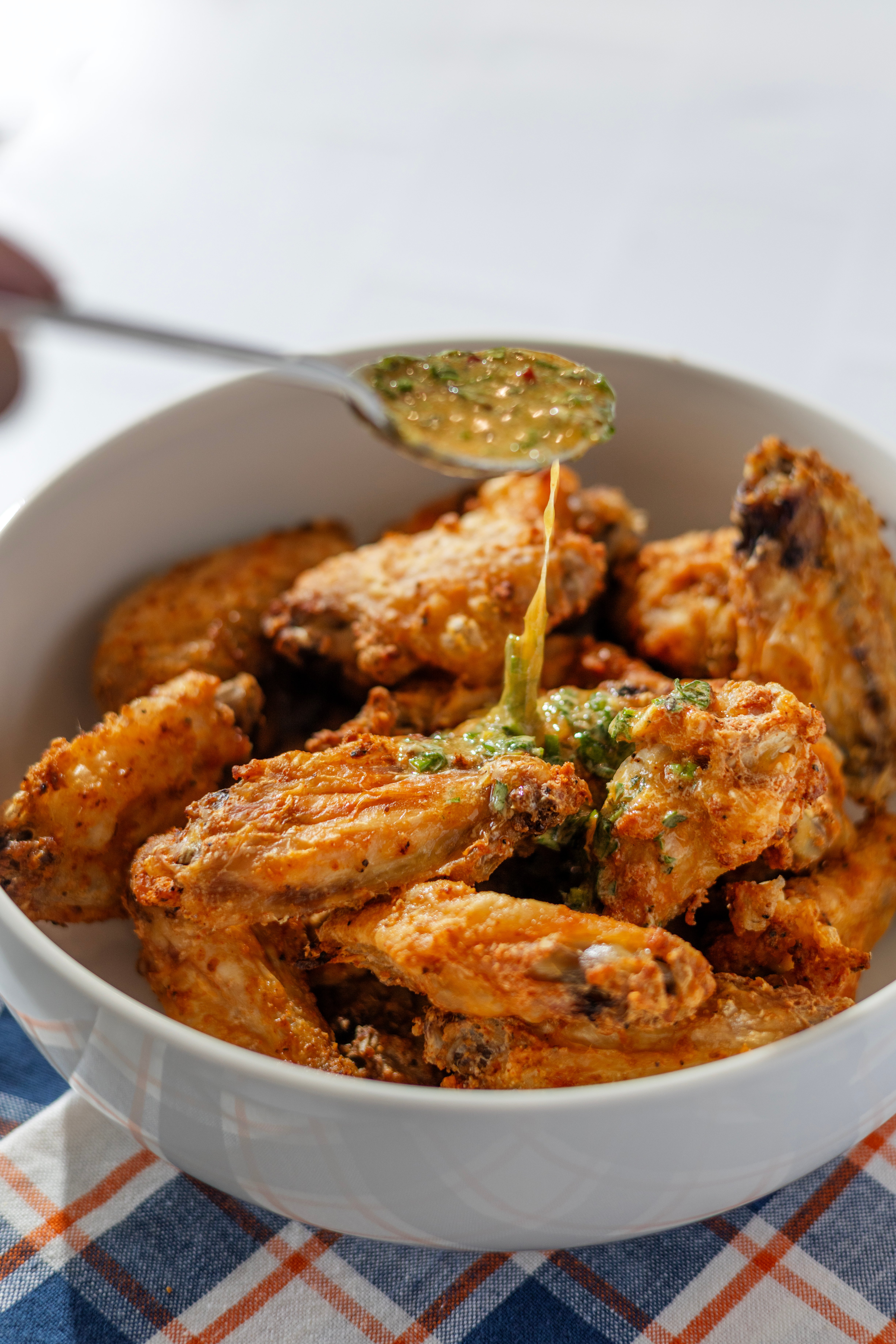 Crispy Baked Cowboy Butter Chicken Wings