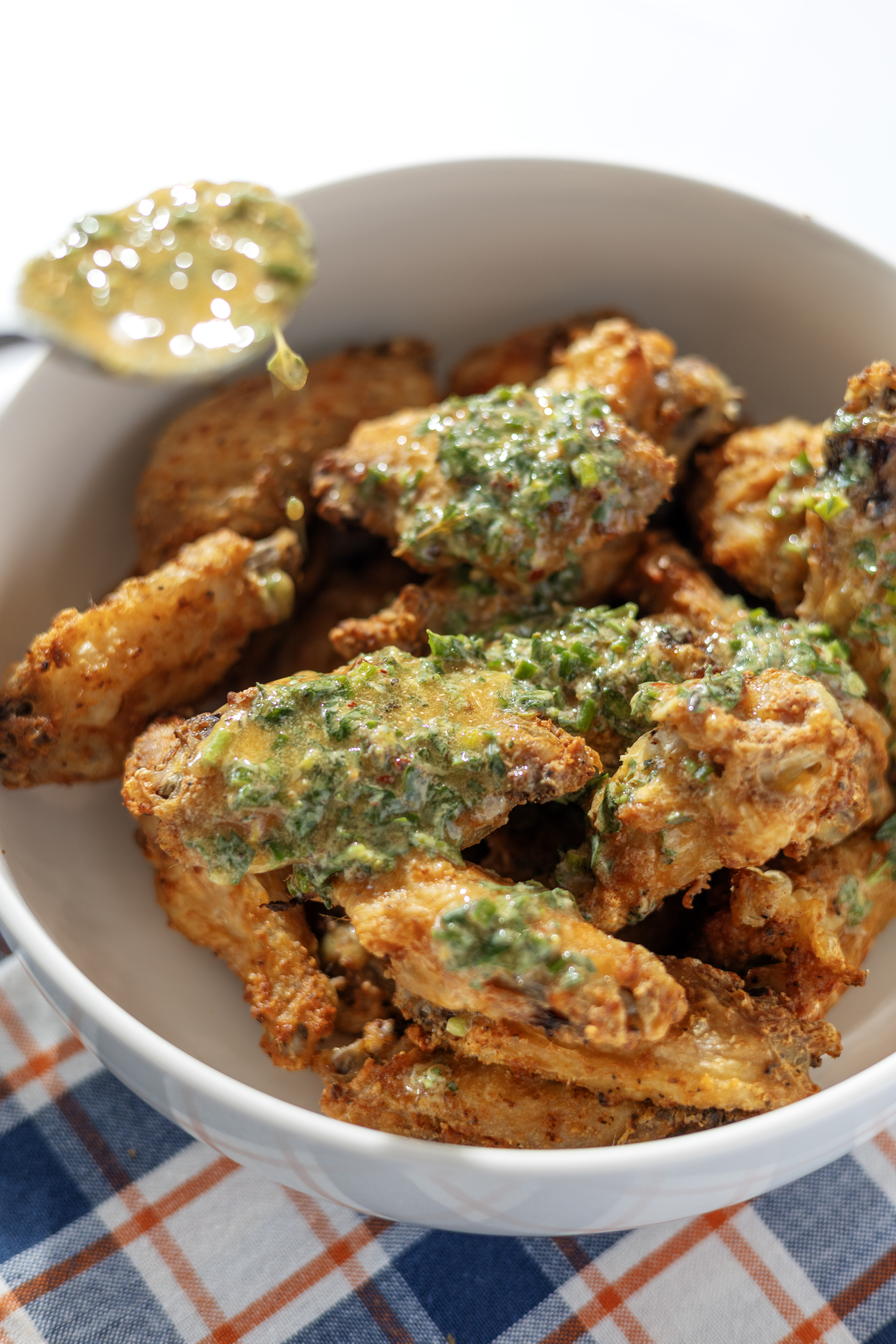 Crispy Baked Cowboy Butter Chicken Wings