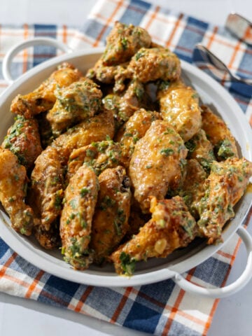 Crispy Baked Cowboy Butter Chicken Wings