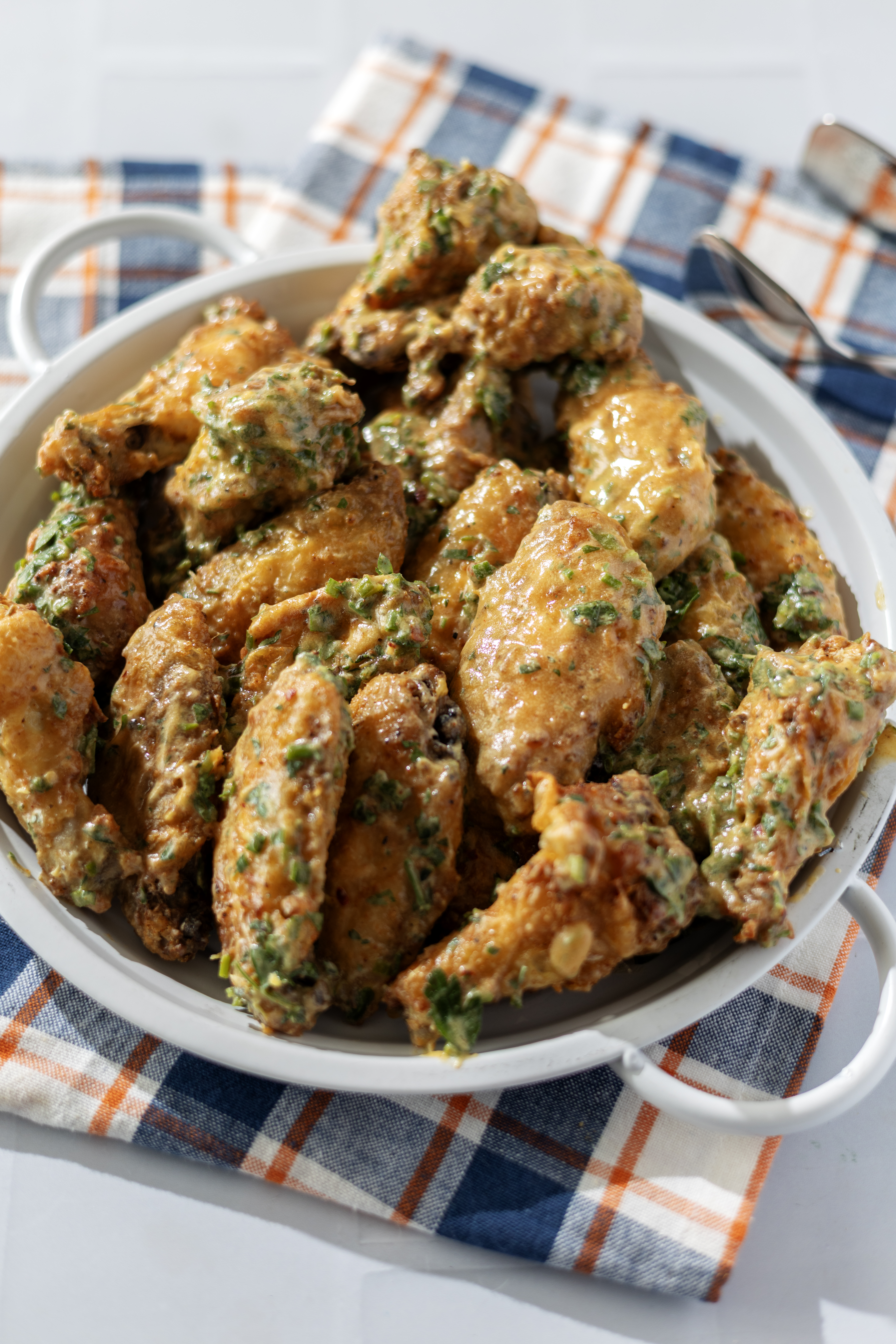 Crispy Baked Cowboy Butter Chicken Wings