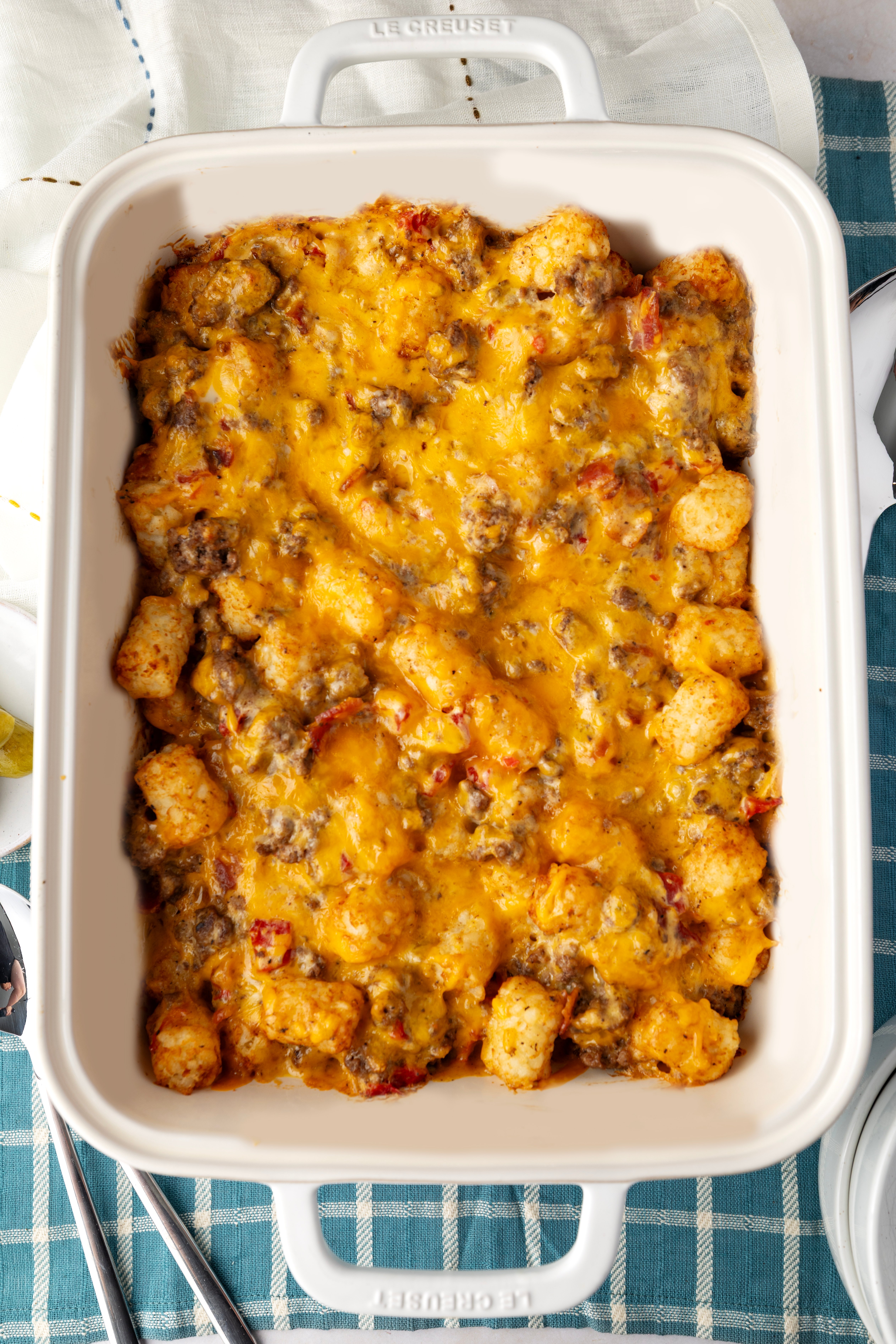 Bacon Cheeseburger Tater Tot Casserole