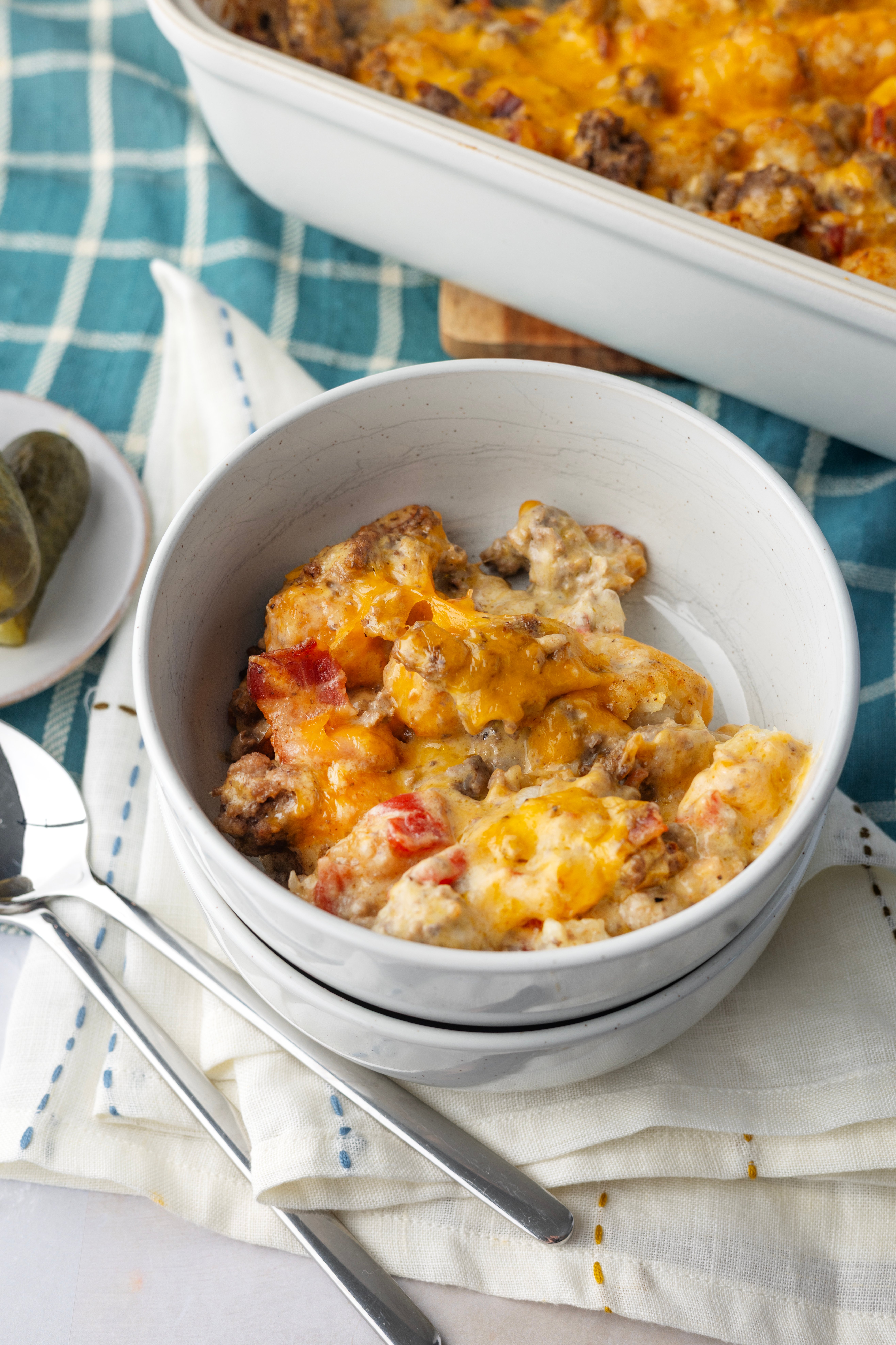 Bacon Cheeseburger Tater Tot Casserole