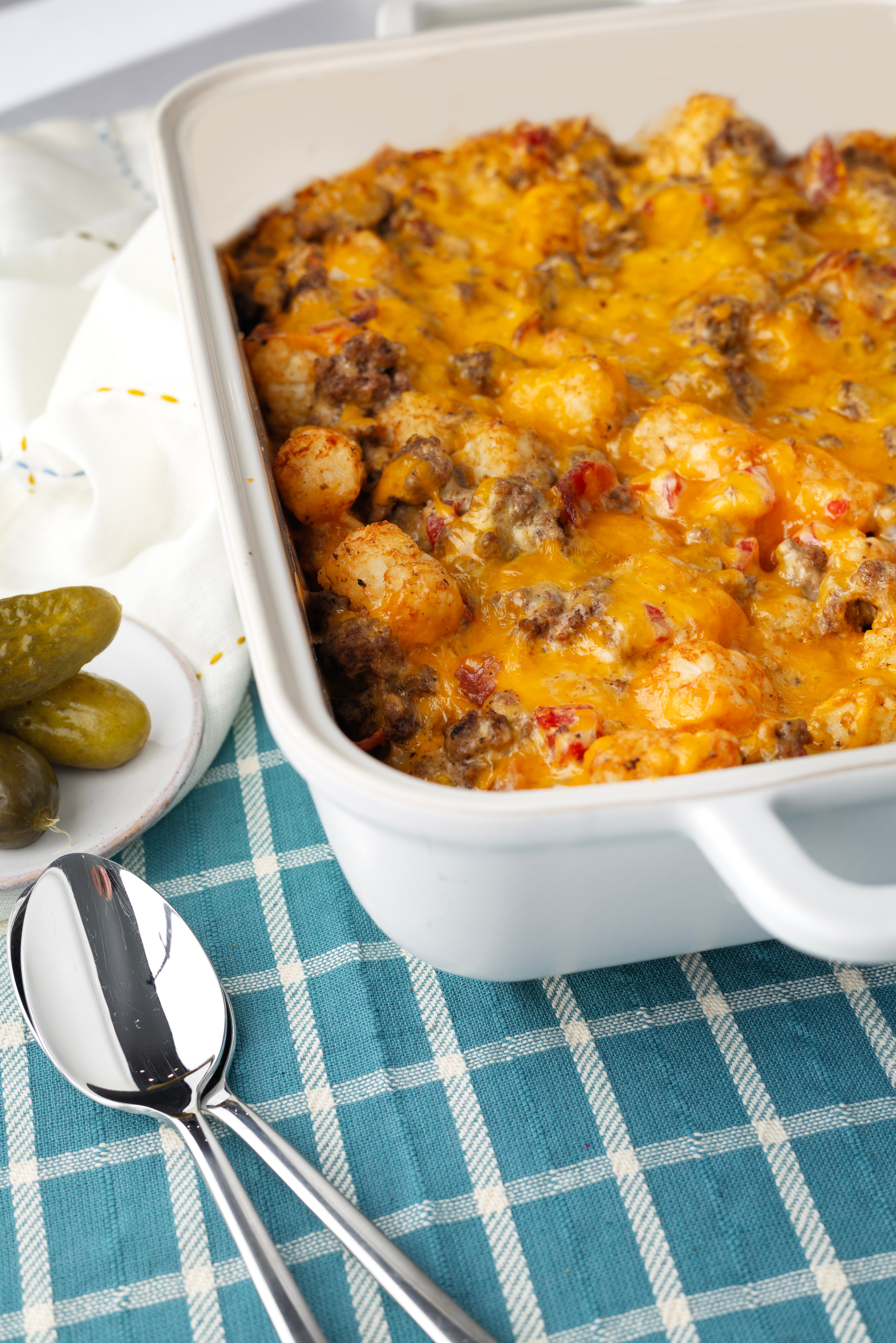 Bacon Cheeseburger Tater Tot Casserole