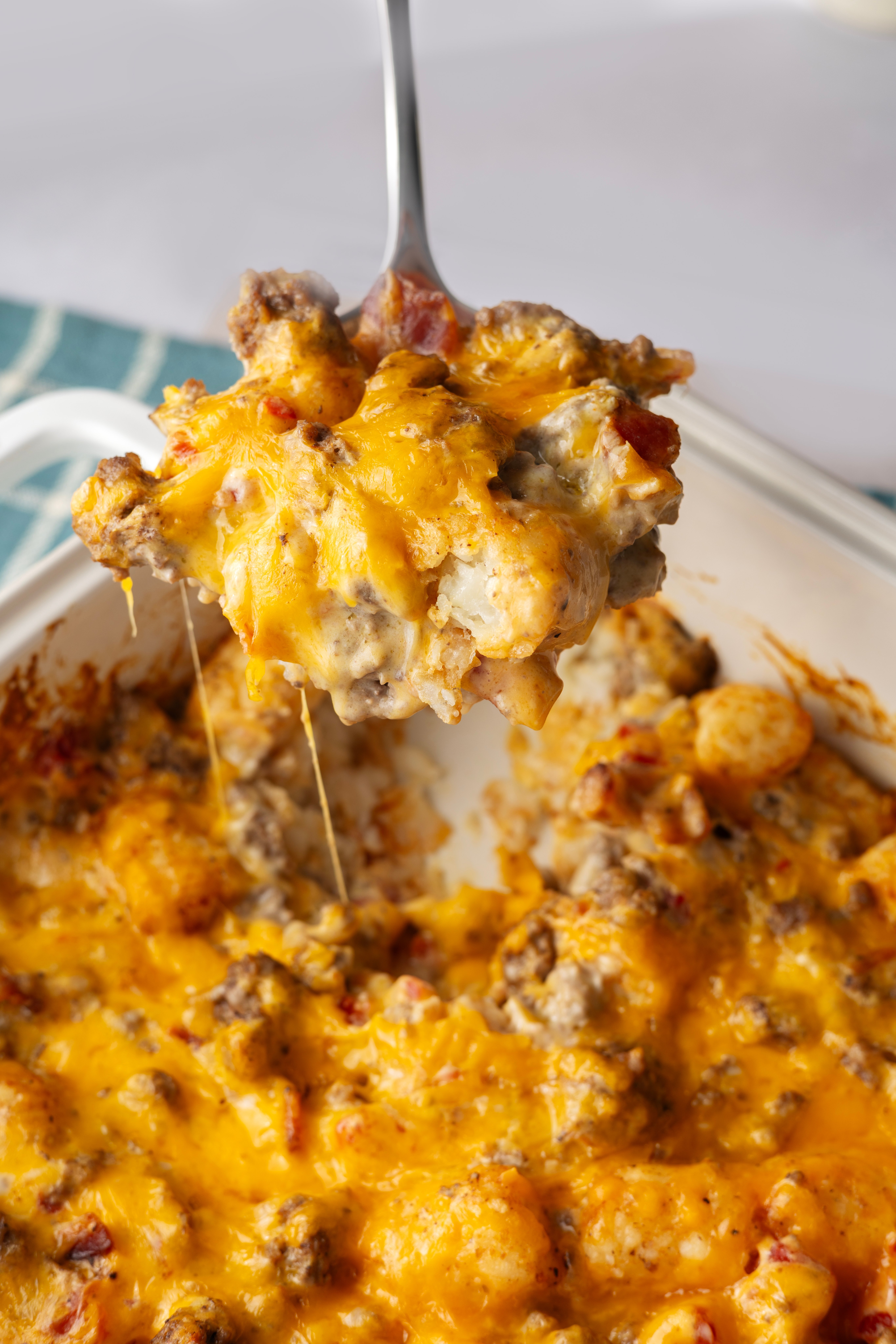 Bacon Cheeseburger Tater Tot Casserole